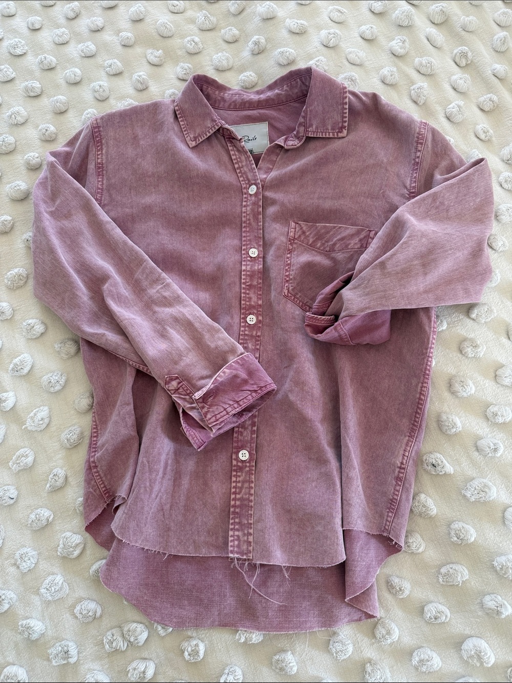 Rails Mauve-Pink Button Front Shirt